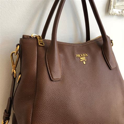 prada bag brown|prada brown leather handbag.